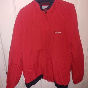 Men's Tommy Hilfiger - Red & Blue Large - Wind Breaker / Jacket